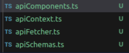 list of .ts  files