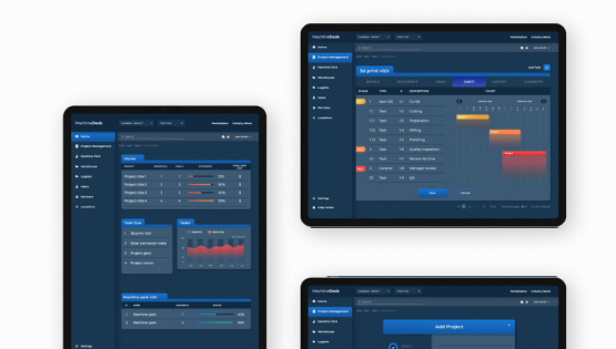 Supply chain · Build from scratch · Machine Desk