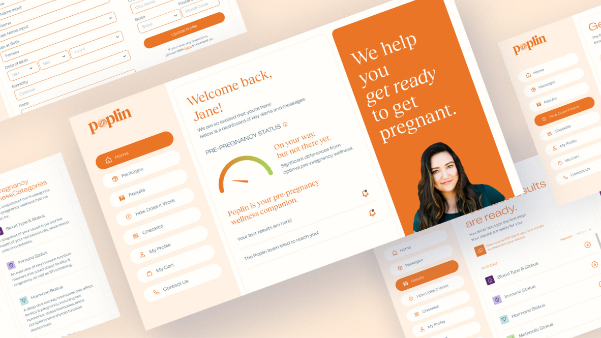 Poplin wellness platform