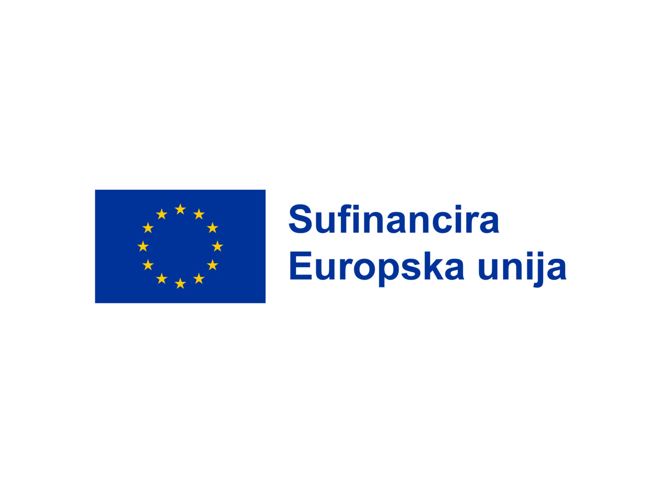 Amblem Europske unije s izjavom Sufinancira Europska unija